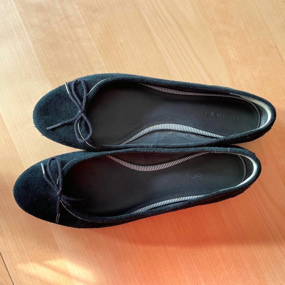 Lacoste Suede Ballet Flats